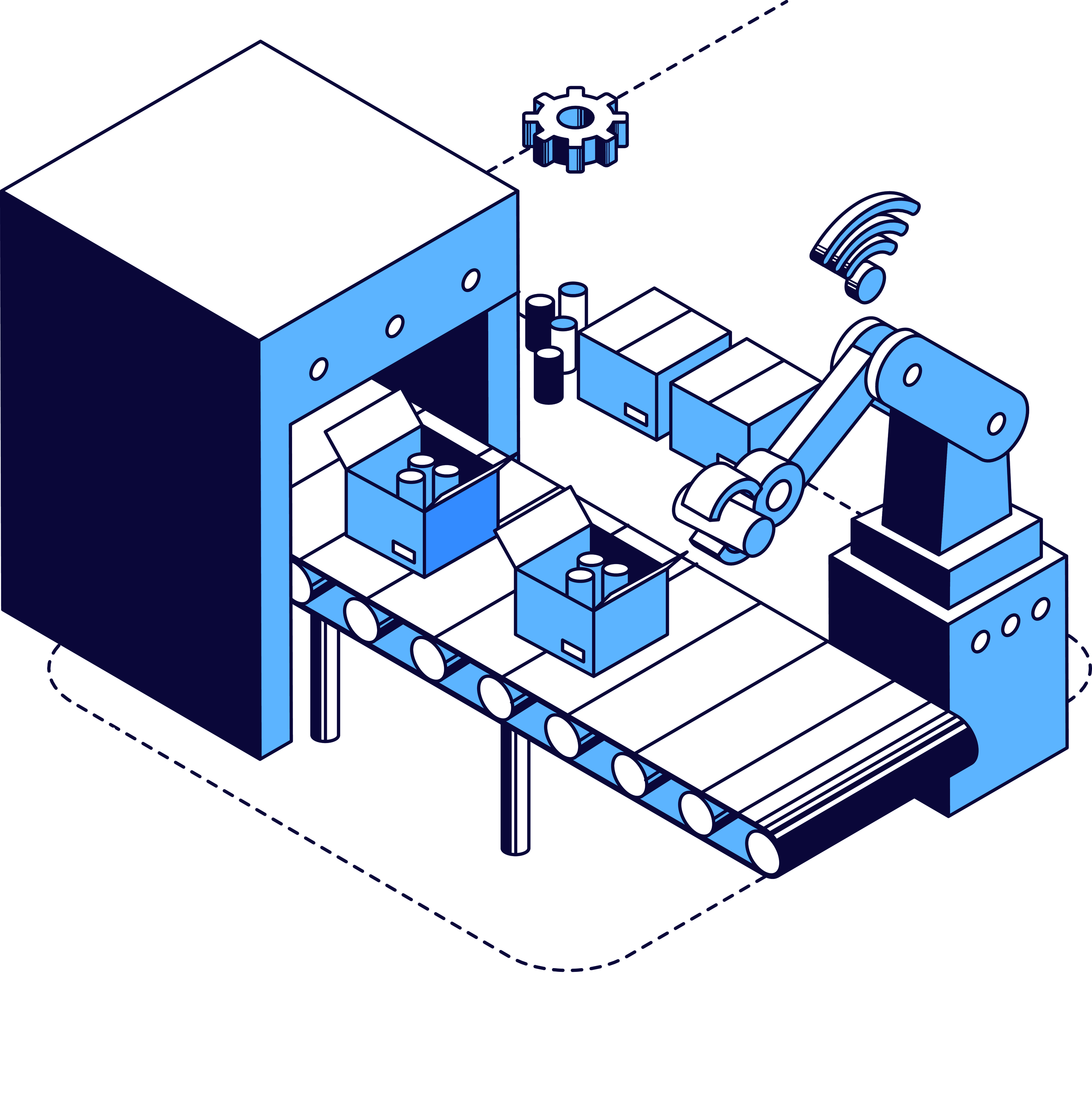 Illustration industrie digitale